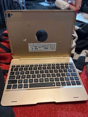 Gold iPad case